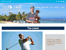 Tablet Screenshot of fijiinternational.com